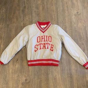 Vintage OSU Crewneck Windbreaker. Size Small